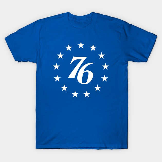 76 Stars T-Shirt by Center City Threads